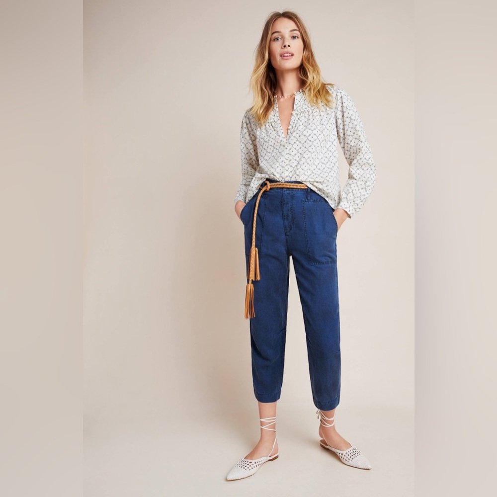 Anthropologie Audra Utility Pants